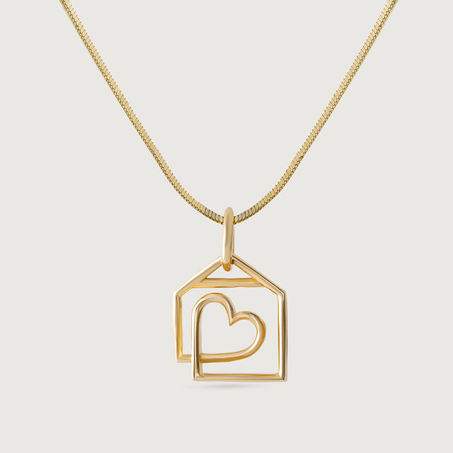 Heart of Home Gold Pendant