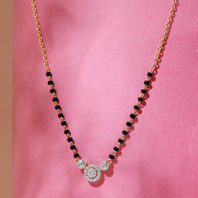 Sweet Chic Diamond Mangalsutra 