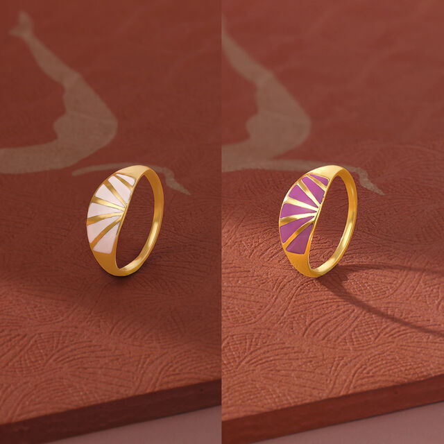 Airy Radiant Gold Ring 