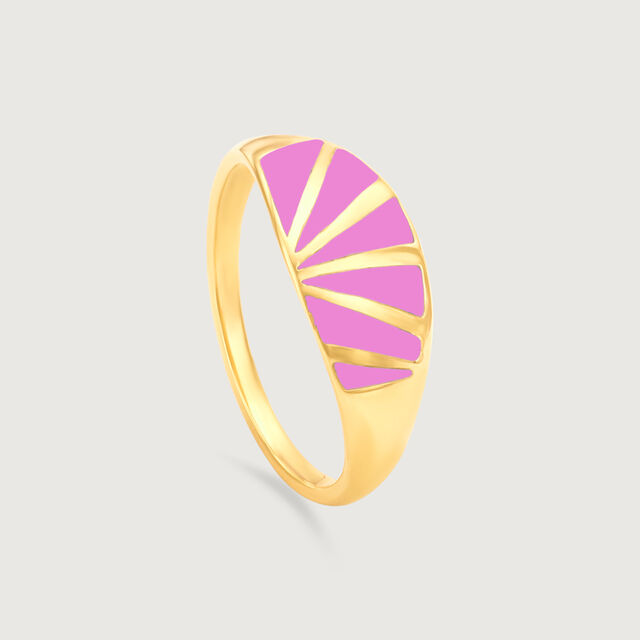 Airy Radiant Gold Ring 6