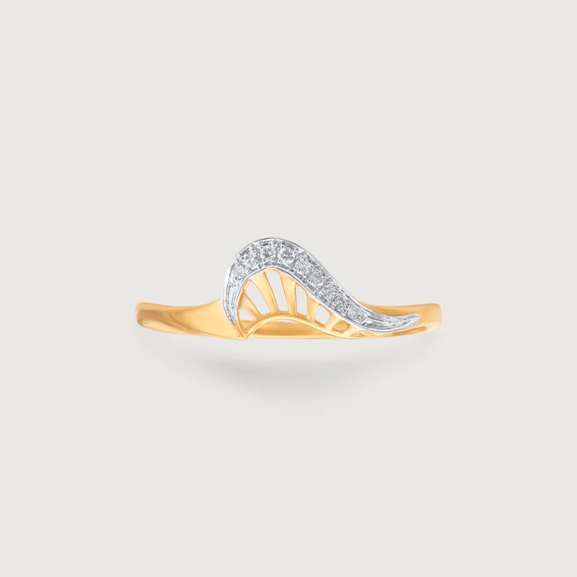 Gentle Arc Diamond Ring 4