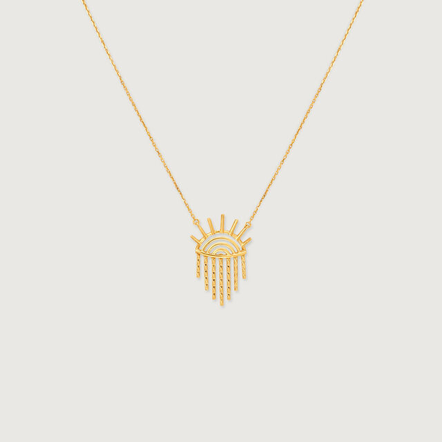 Radiant Horizon Gold Necklace 4