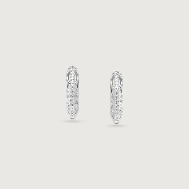 Dual Radiance Ruby & Diamond Hoop Earrings 9