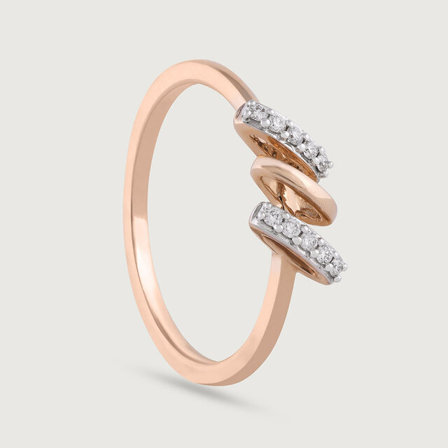 Modern Duo Gold & Diamond Ring 5