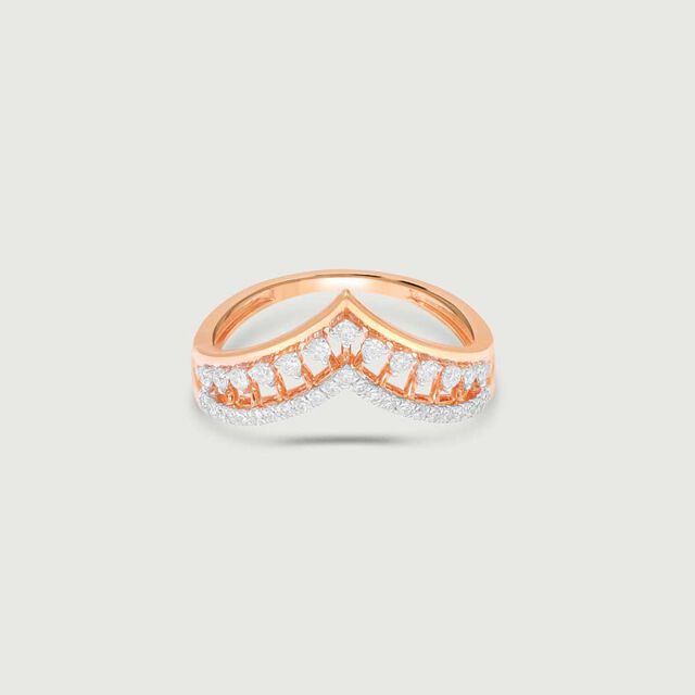 Sharp Glint Diamond Ring