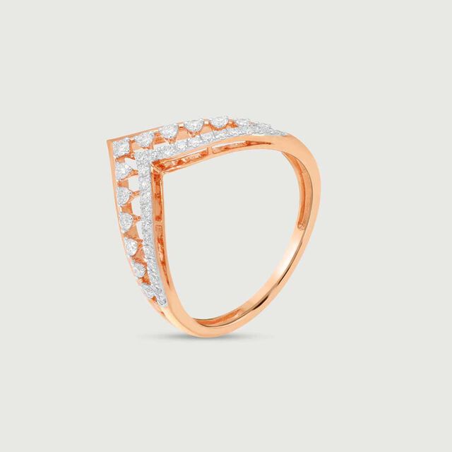 Sharp Glint Diamond Ring