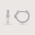 Winsome Shine Gold & Diamond Hoop Earrings 4