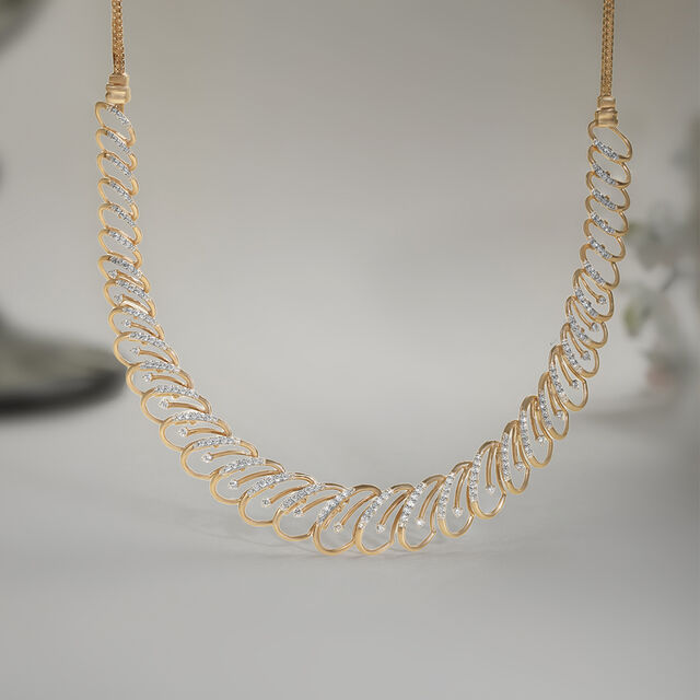 Lustrous Grace Diamond Necklace 