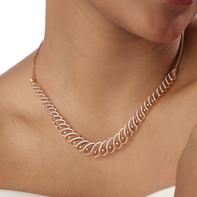 Lustrous Grace Diamond Necklace 2