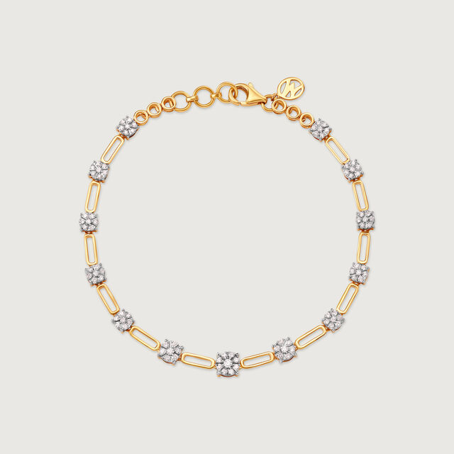 Sparkling Connection Gold & Diamond Bracelet 4