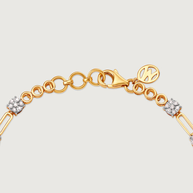 Sparkling Connection Gold & Diamond Bracelet 6