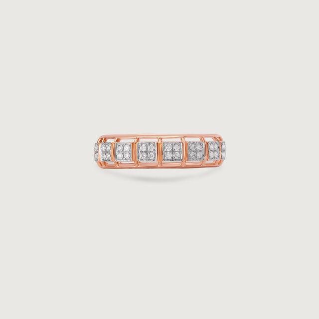 Cubic Splendour Gold & Diamond Finger Ring 5