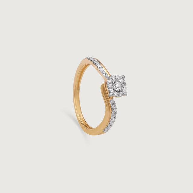 Forever Linked Gold & Diamond Finger Ring 3