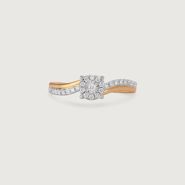 Forever Linked Gold & Diamond Finger Ring 4