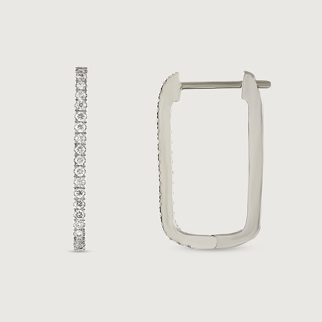 Minimalist Glow Gold & Diamond Hoop Earrings 5