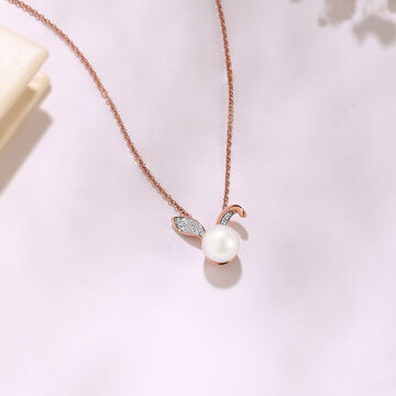 Enchanted Radiance Pearl & Diamond Necklace