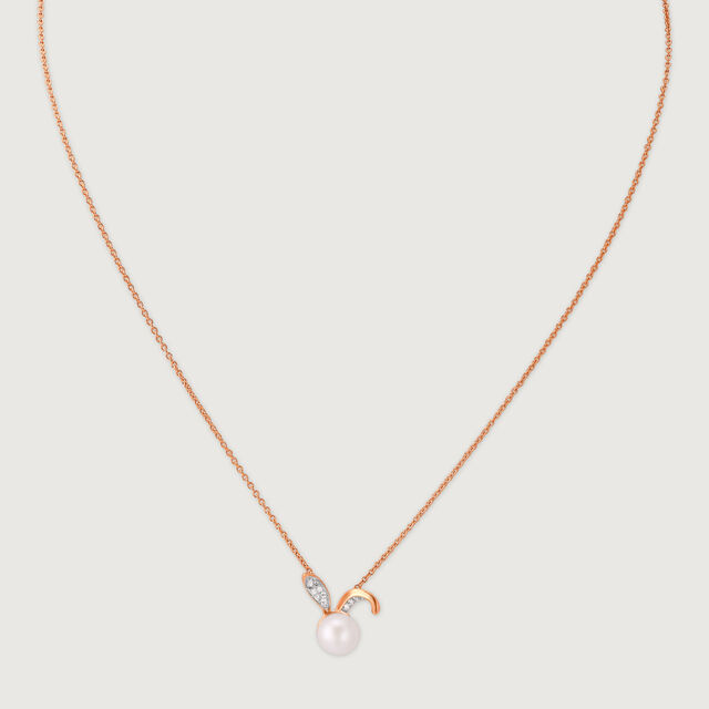 Enchanted Radiance Pearl & Diamond Necklace 4