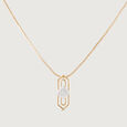 Prism Shield Gold & Diamond Pendant 4
