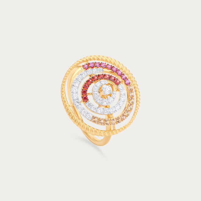 Radiant Spiral Diamond Ring 3