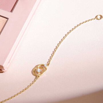 Intertwined Sparkle Diamond Bracelet