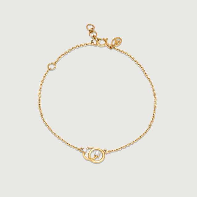 Intertwined Sparkle Diamond Bracelet 3