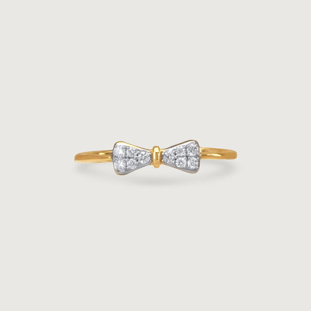Cutie Bow Spark Diamond Ring 3