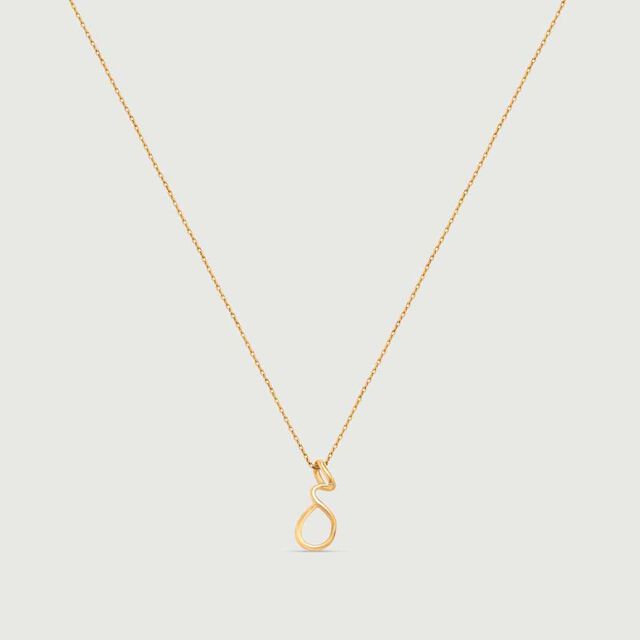 Serene Loop Gold Necklace 3
