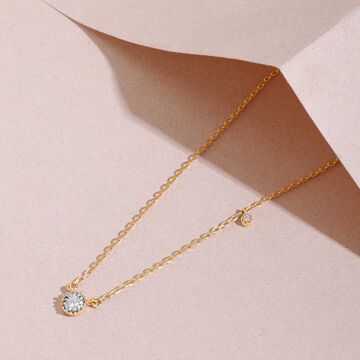 Dainty Dazzle Diamond Necklace