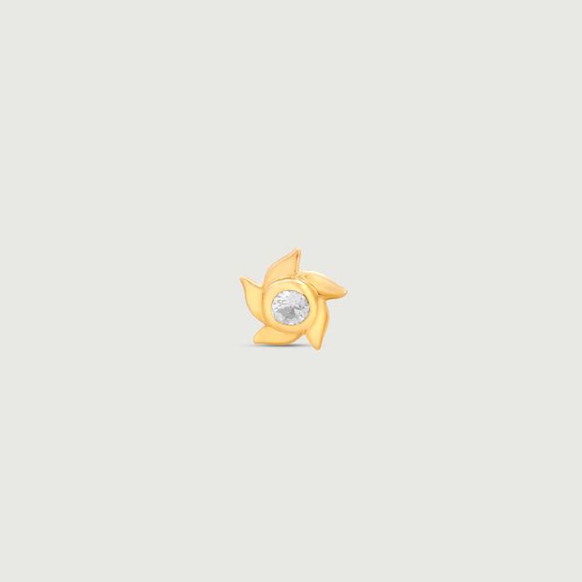 Twirl Spark Topaz Nose Pin 4