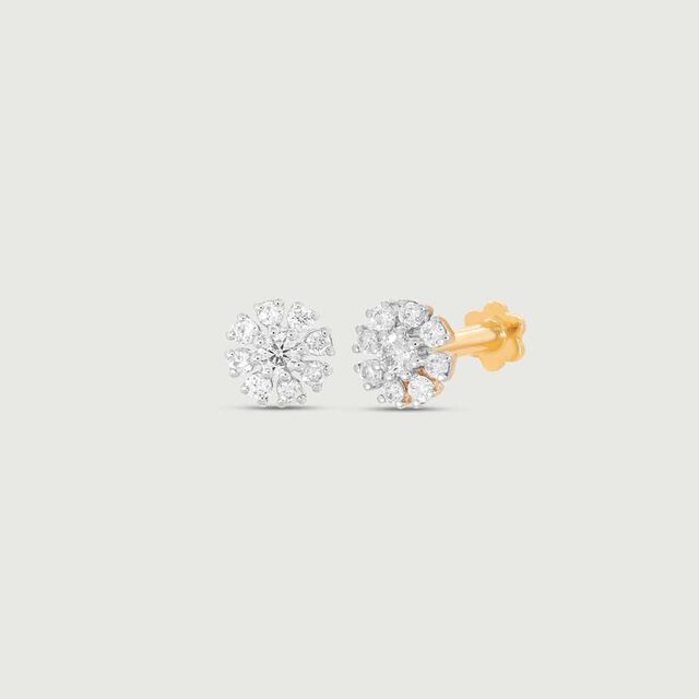 Dainty Bloom Diamond Nose Pin 5