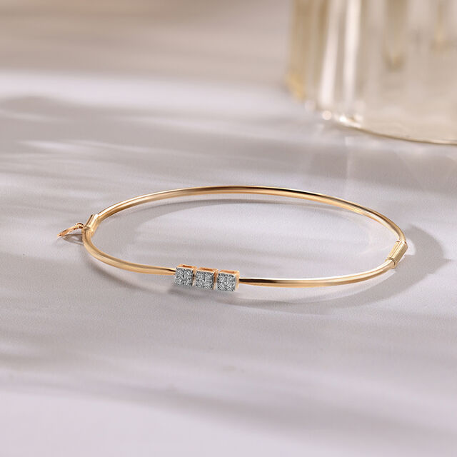Sparkle Stack Diamond Bangle 