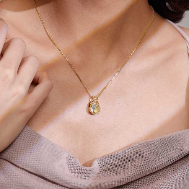 Dreamy Glow Amethyst Pendant 2