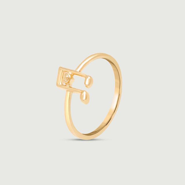 Harmonic Beat Gold Ring 5