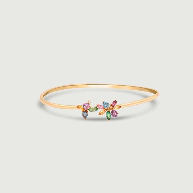 Bubbly Bloom Gemstone Bangle 3