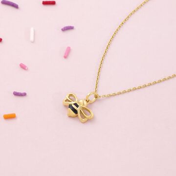 Little Bee Gold Pendant