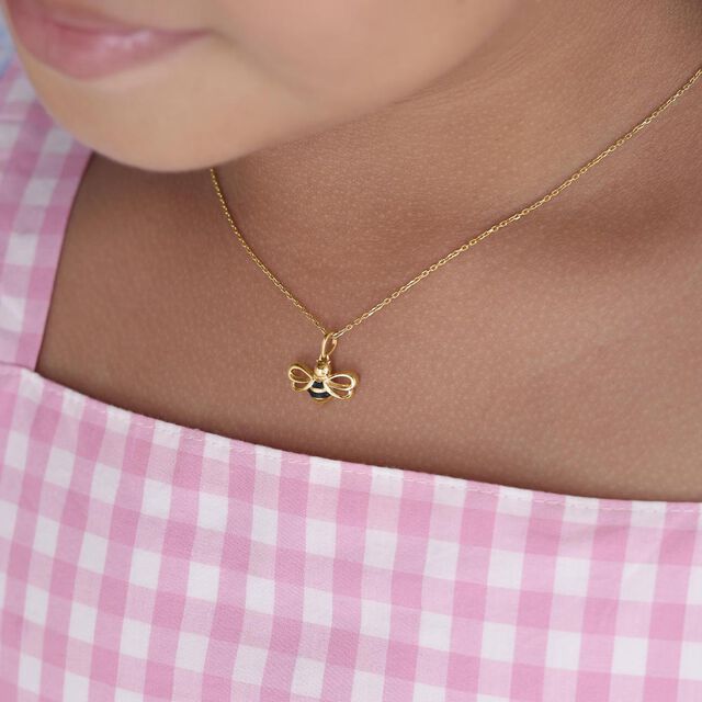 Little Bee Gold Pendant 2