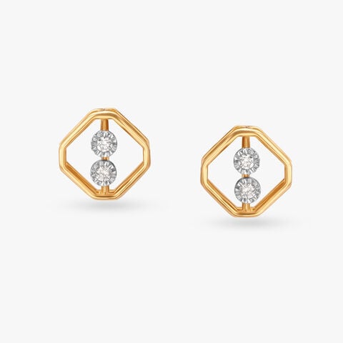Undeniable Chic Diamond Stud Earrings