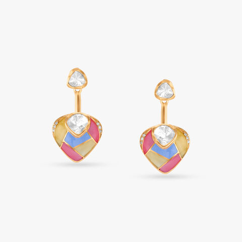 Split Delight Stud Earrings