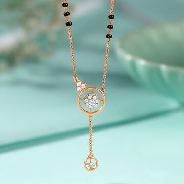 Floral Beauty Diamond Mangalsutra