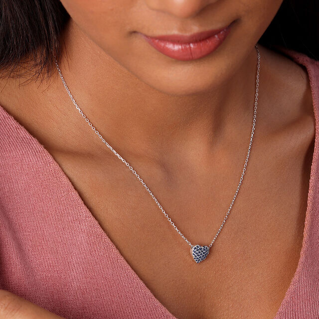 Oceanic Love Silver Necklace for Women