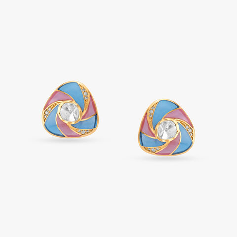 Angular Mystery Stud Earrings