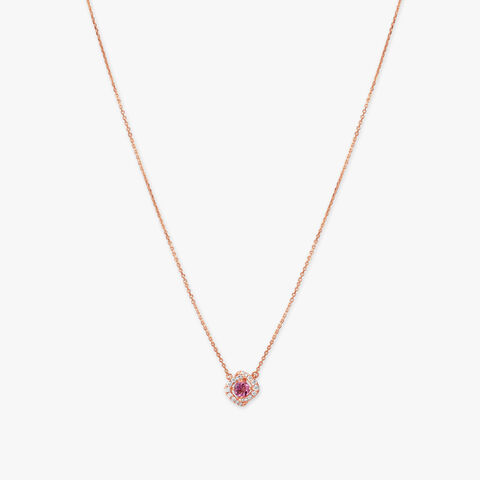 Pink Twilight Diamond Necklace Set