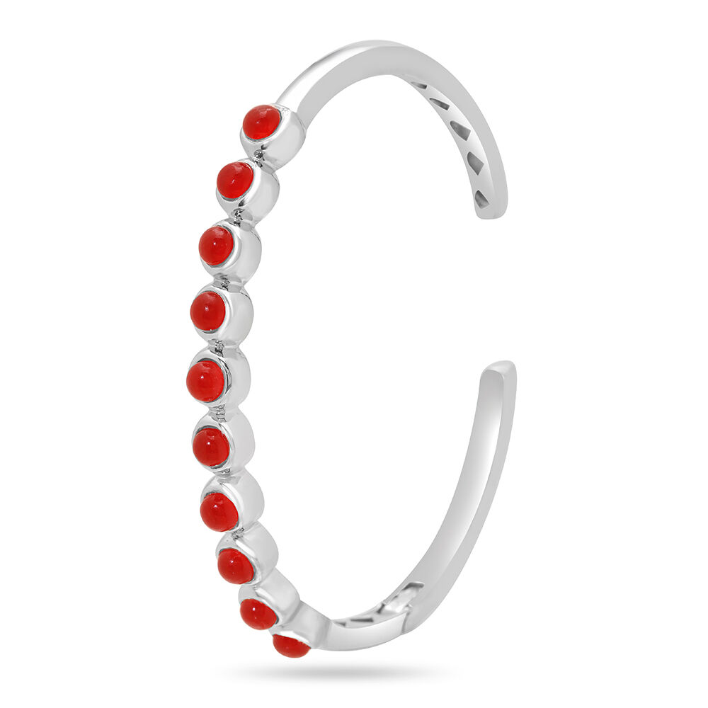 Vibrant 925 Silver Bangle
