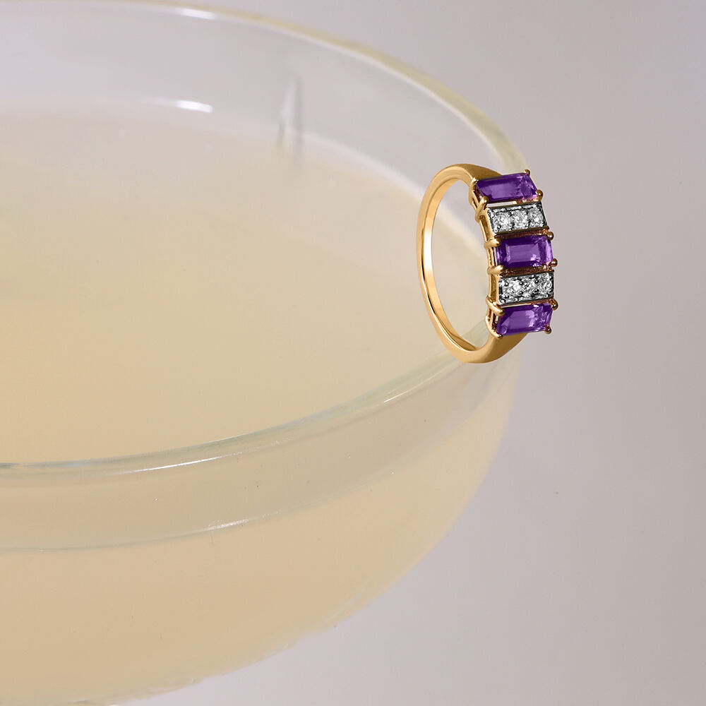 Tanishq amethyst ring deals