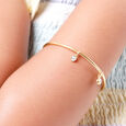 Mamma Mia 14 KT Yellow Gold Bubble it up! Bangle for Kids,,hi-res image number null