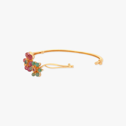 Petal Trail Gold Bangle