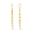 Tassel Gold Hoop Earrings,,hi-res image number null