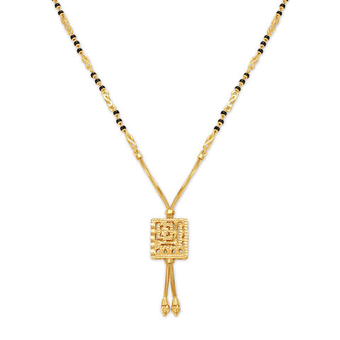 Geometric Motif Gold Mangalsutra