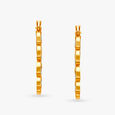 Sophisticated Floral Hoop Earrings,,hi-res image number null
