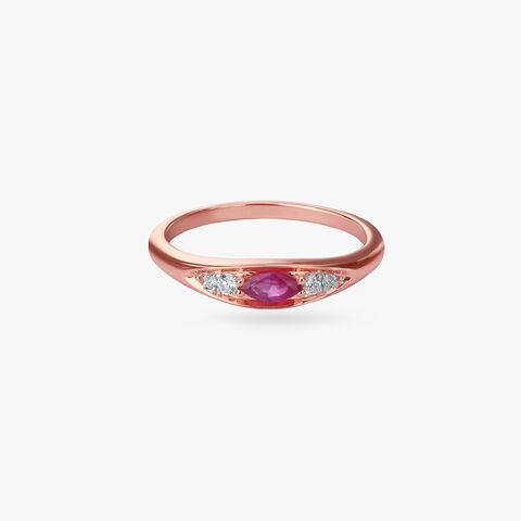 Blush Ember Diamond Ring